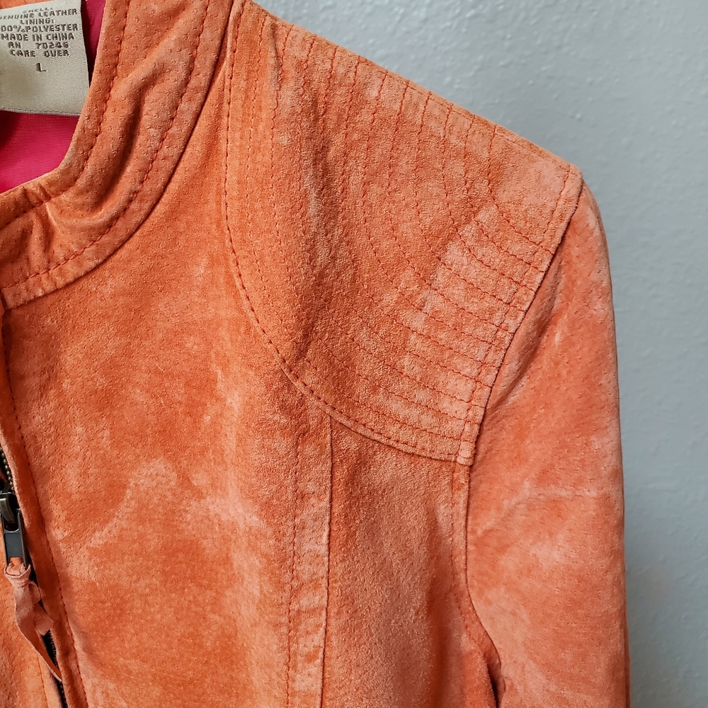 Ruff Hewn Leather Jacket Size Large